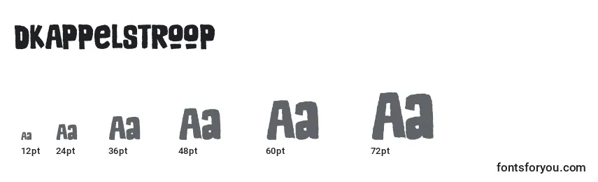 DkAppelstroop Font Sizes