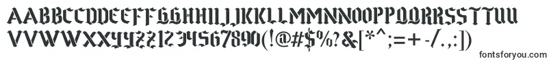 Шрифт Gothstencil – шрифты, начинающиеся на G