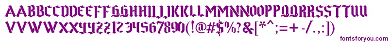 Gothstencil Font – Purple Fonts