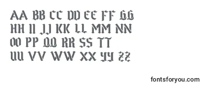 Шрифт Gothstencil