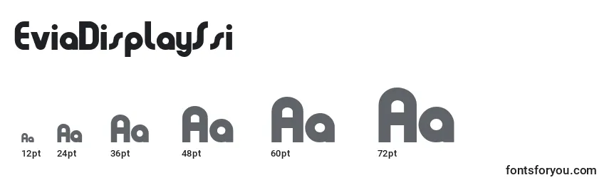 EviaDisplaySsi Font Sizes