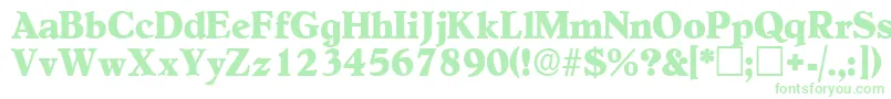 NegotiatdisplaysskRegular Font – Green Fonts