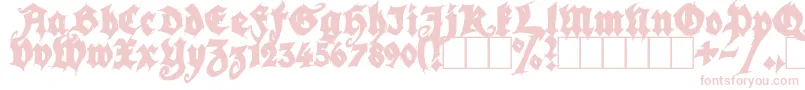 SeasonOfTheWitchBlack Font – Pink Fonts on White Background