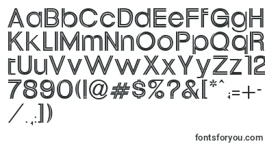 Xippy font – vector Fonts