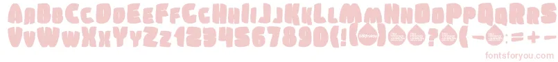 SumkinTypeface Font – Pink Fonts on White Background