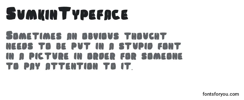 SumkinTypeface Font