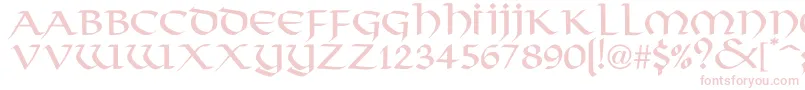 FjordNormal Font – Pink Fonts on White Background