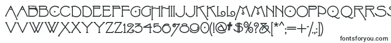 Шрифт Villaphelomena – буквенные шрифты