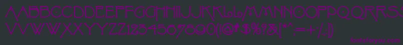 Villaphelomena Font – Purple Fonts on Black Background