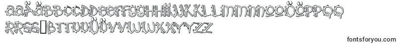 Шрифт Y2kPopmuzikOutlineAoe – немецкие шрифты