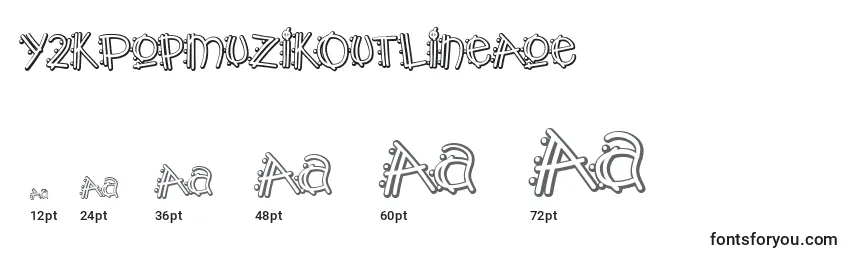 Y2kPopmuzikOutlineAoe font sizes
