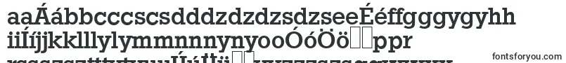 Шрифт StaffordserialMediumRegular – венгерские шрифты