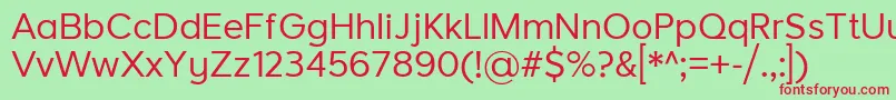 LarkeNeueRegular Font – Red Fonts on Green Background