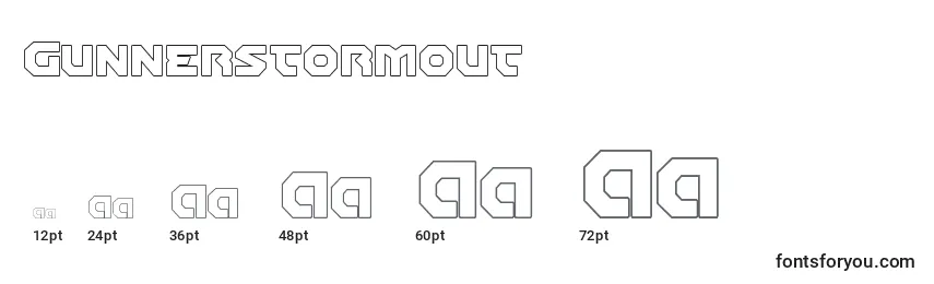 Gunnerstormout Font Sizes