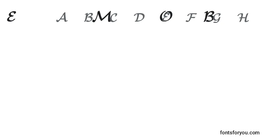 Czcionka EuclidMathOneBold – alfabet, cyfry, specjalne znaki