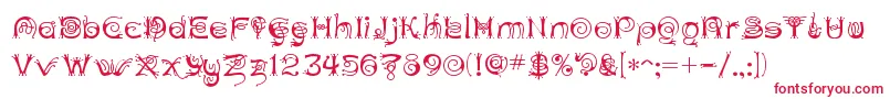 Anthc Font – Red Fonts