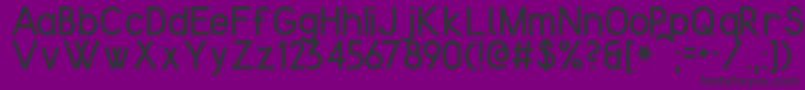 KentekenSmits2013 Font – Black Fonts on Purple Background