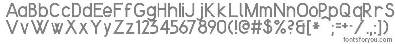 KentekenSmits2013 Font – Gray Fonts on White Background