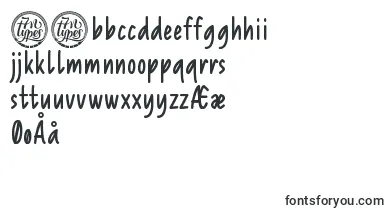 ReprineatoRegular font – danish Fonts
