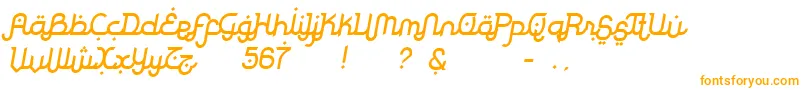 RodjaSlanted Font – Orange Fonts