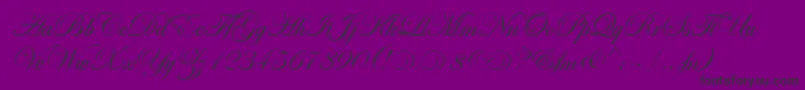 EasyStreetAltEps Font – Black Fonts on Purple Background