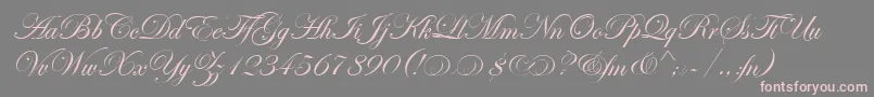 EasyStreetAltEps Font – Pink Fonts on Gray Background