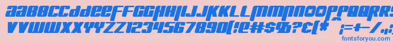 fuente KreonCondensedItalic – Fuentes Azules Sobre Fondo Rosa