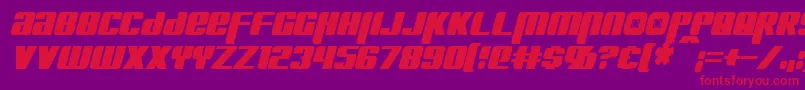 fuente KreonCondensedItalic – Fuentes Rojas Sobre Fondo Morado