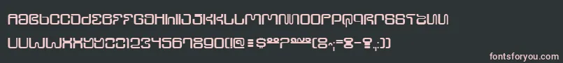 UltraSupervixen Font – Pink Fonts on Black Background