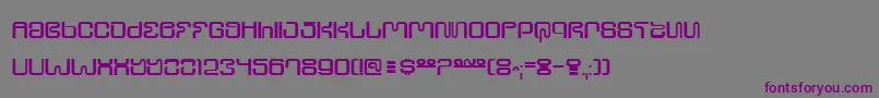 UltraSupervixen Font – Purple Fonts on Gray Background