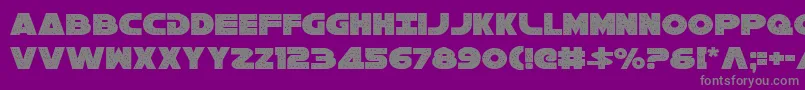 Galaxy1c Font – Gray Fonts on Purple Background