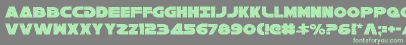 Шрифт Galaxy1c – зелёные шрифты на сером фоне