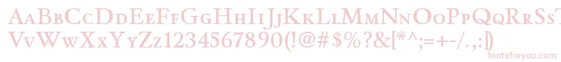 WinthorpescsbRegular Font – Pink Fonts on White Background