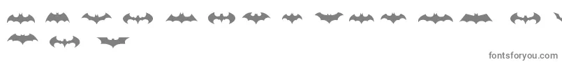 Шрифт BatmanLogoEvolutionTfb – серые шрифты