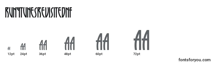 Runytunesrevisitednf (49048) Font Sizes