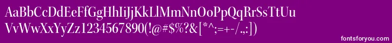 KeplerstdMediumscndisp Font – White Fonts on Purple Background