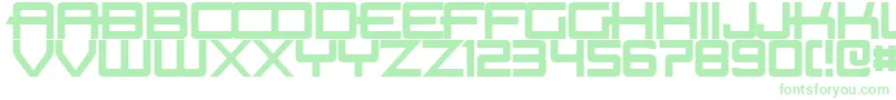 BeastMachinesNormal-Schriftart – Grüne Schriften