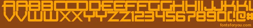 More about BeastMachinesNormal Font BeastMachinesNormal Font – Orange Fonts on Brown Background