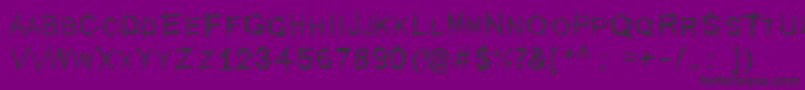 Escopo Font – Black Fonts on Purple Background