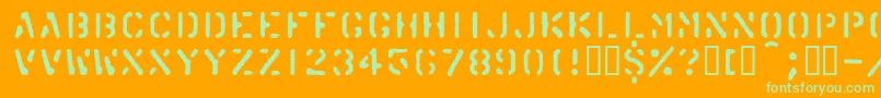 Подробнее о шрифте Karton Шрифт Karton – зелёные шрифты на оранжевом фоне