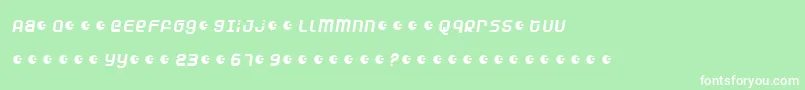 DunebugAlternates45mph Font – White Fonts on Green Background