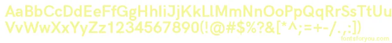 HkgroteskBold-fontti – keltaiset fontit