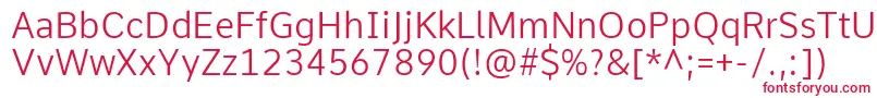 CommeLight Font – Red Fonts