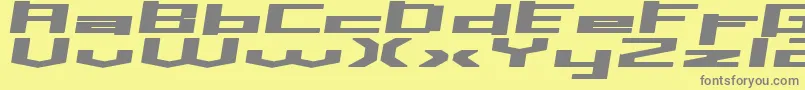 Inavs Font – Gray Fonts on Yellow Background