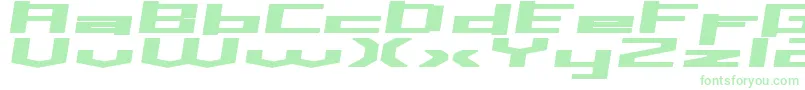 Inavs Font – Green Fonts on White Background