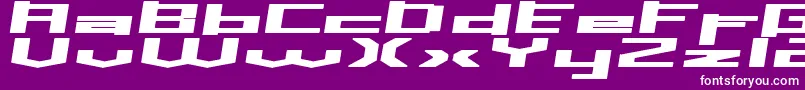 Inavs Font – White Fonts on Purple Background