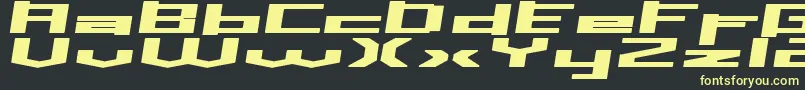 More about Inavs Font Inavs Font – Yellow Fonts on Black Background