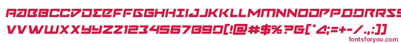 Шрифт Navycadetsemital – красные шрифты