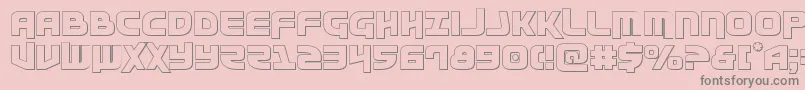 Saiba mais sobre a fonte Moltorsout Fonte Moltorsout – fontes cinzas em um fundo rosa