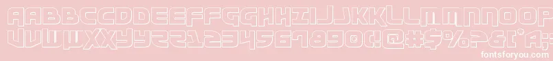 Moltorsout Font – White Fonts on Pink Background